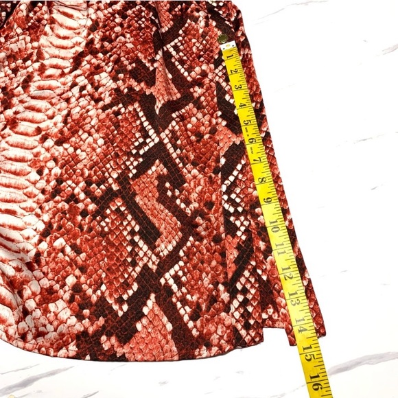 Michael Michael Kors Red Dragon Silk Sleeveless Tie Waist Slit Maxi Dres… - Picture 12 of 13